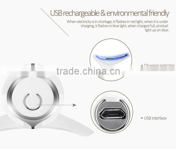 Home use usb charged dolphin infared massager for neck and back massage