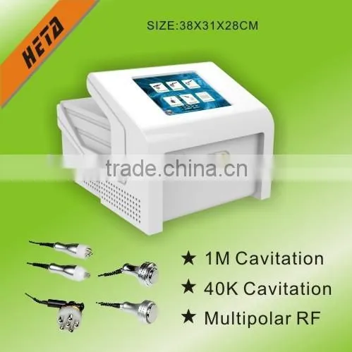 Both beauty salon and home Use Multipolar RF fat cavitation ultrasonic Cellulite Reduction fat removal machine