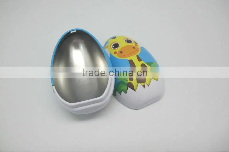 egg shape tin ball