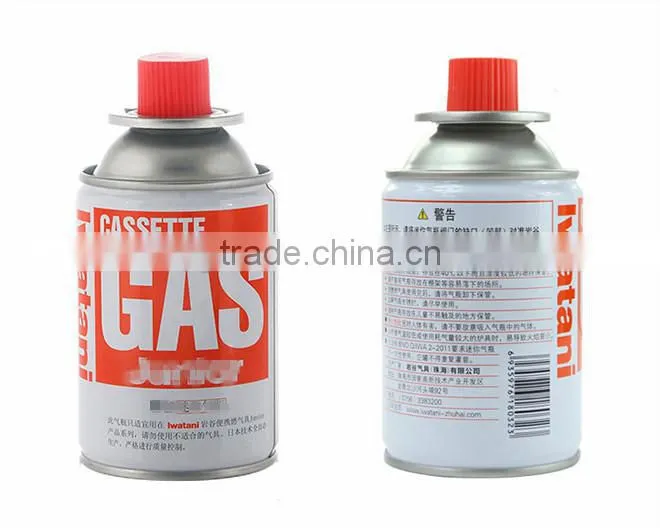 China supplier butane gas cartridge 220g
