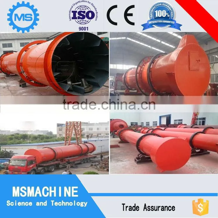 high efficient bagasse rotary drier hot sale