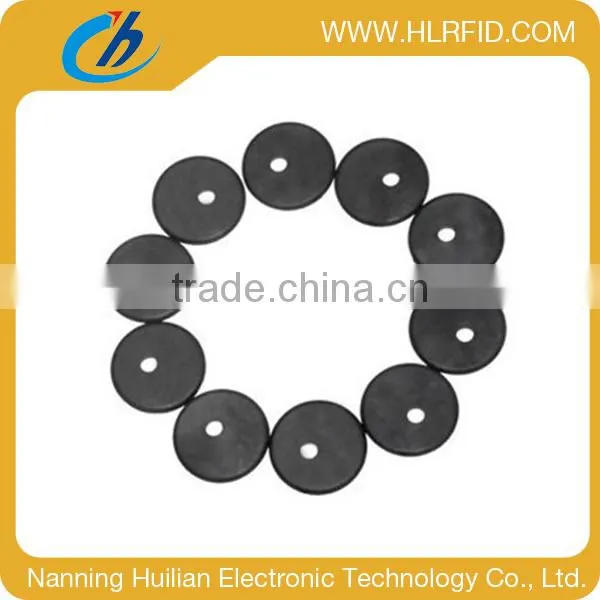 popular washable hard rfid circle lf laundry tag