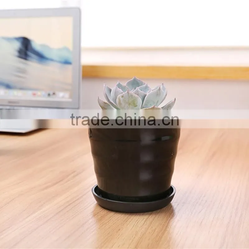 Familiar with ODM design cheap economic plastic flower pot