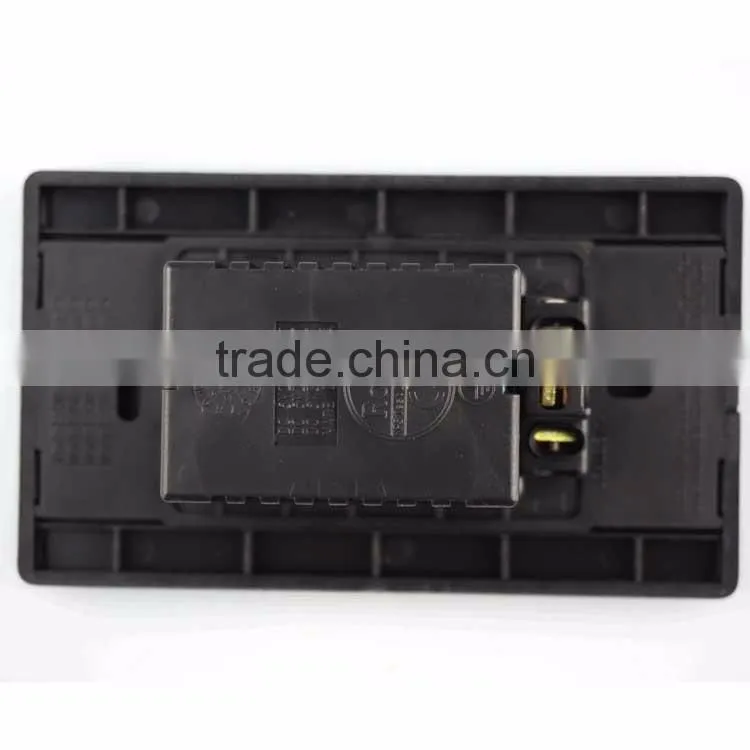 Multiple socket outlet electrical wall socket and switch with usb charger