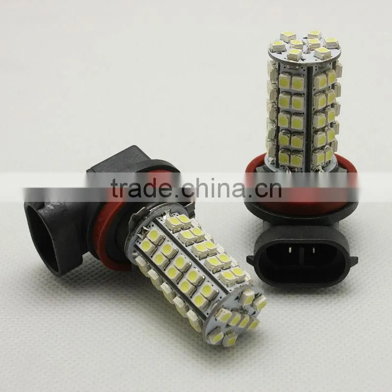 Car 68 LED SMD Xenon-White Bulbs H4 Fog Light 12V