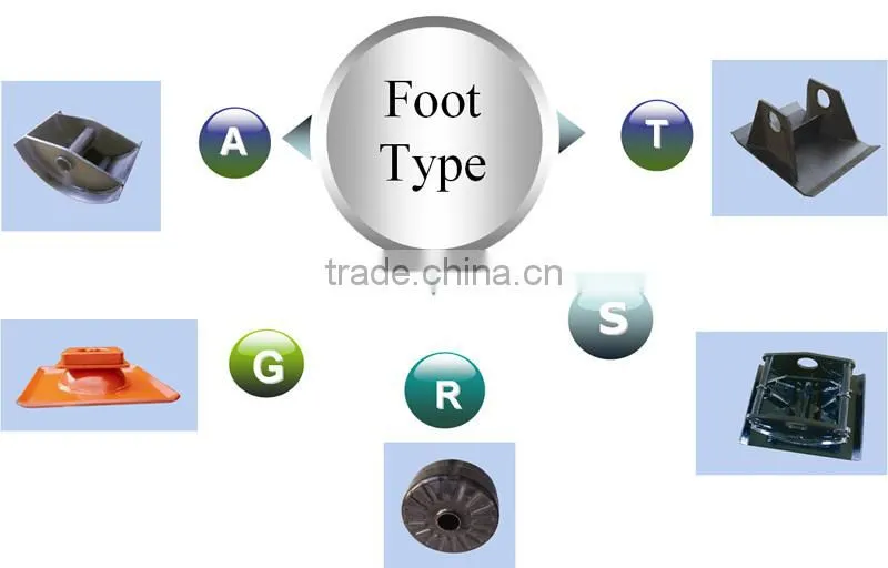 China Manufacturer Jost/Fuwa/Holland Type Semi Trailer 28T Landing Gear