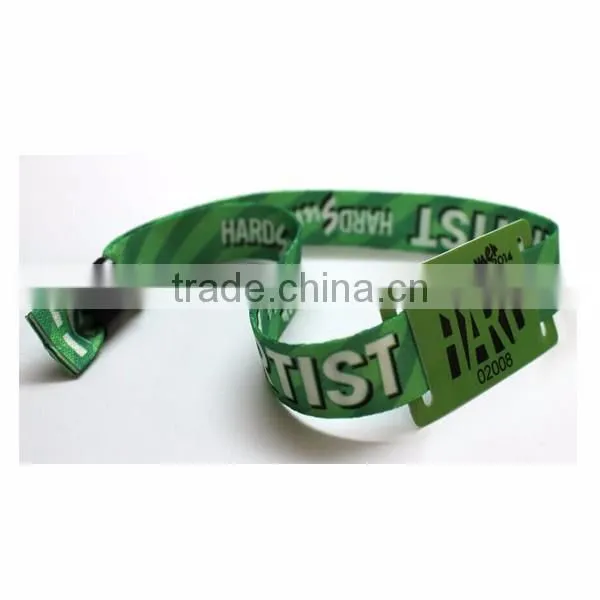 EPC Classic 1 Gen 2 long range woven rfid wristbands uhf wristband