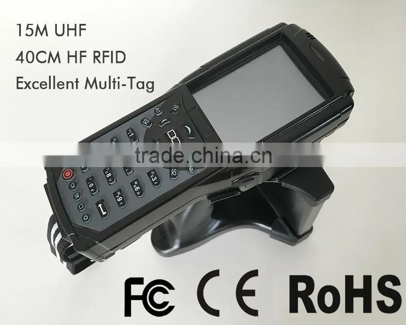 uhf waterproof handheld reader with handle wifi sdk