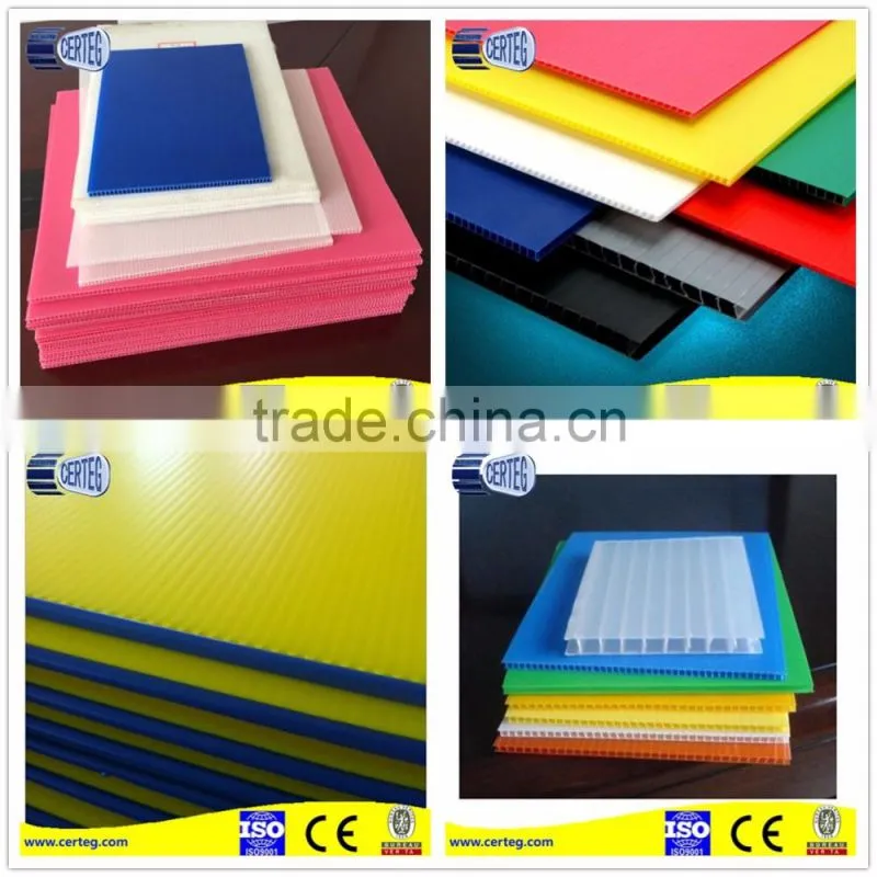 Colorful PP Corrugated Sheet/Coroplast