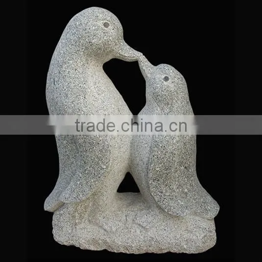 Granite stone sculpture bird