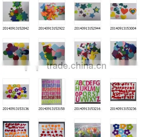14081816 factory direct selling azo-free kids craft felt kits, education sew your own kit for kids, schools