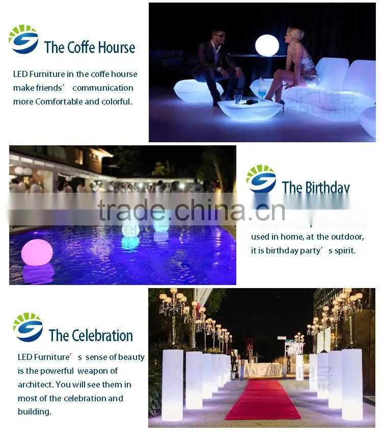 Computer Control Fancy Bar Furniture LED Bar Counter Hot Sale