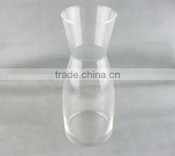 lamp blown glass juice bottle / wine bottle