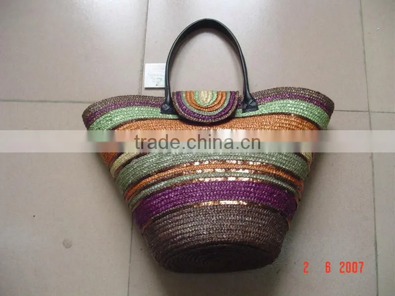 ladies sea grass bags with handles