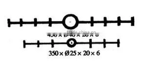 Rubber water-stop construction method (diagram)