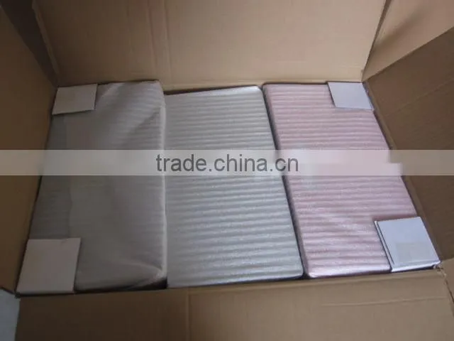 colorful wooden boxes with black board