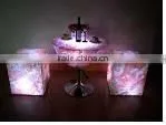 round bar table with light illuminated led furniture