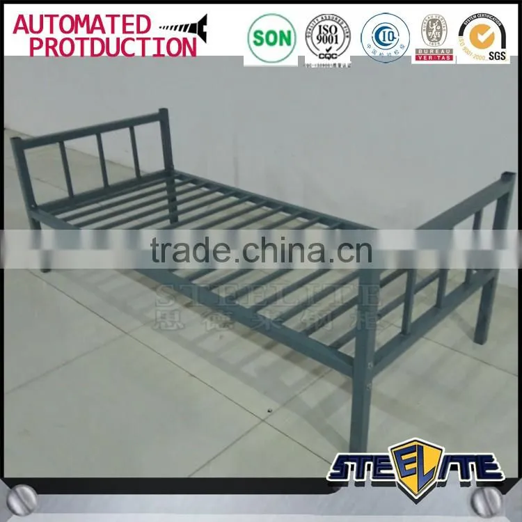 Double decker metal bed steel single bed designs