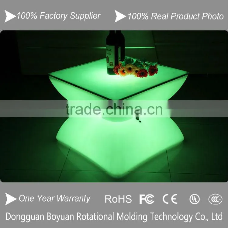 Modern Illuminated Color Light Plastic LED Furniture Bar