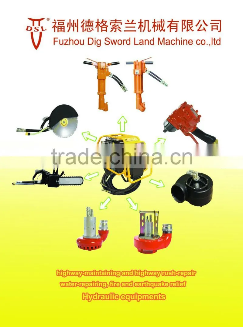 hydraulic demolition breaker