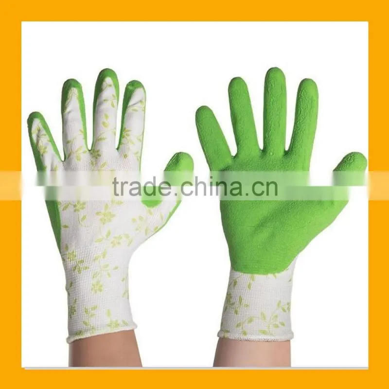 Cool Breathable Bamboo Yard Chores Gloves Summer Gardening Gloves With Anti UV Protection
