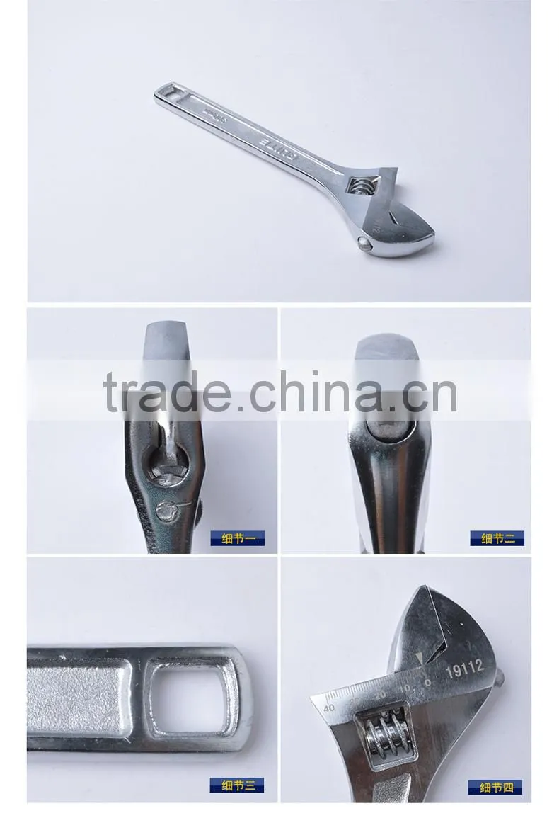 Adjustable Wrench,Adjustable Spanner8'',10'',12'',15'',18",24''
