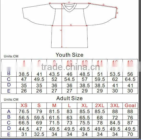 Inline Hockey , Sublimation Inline Hockey Jersey