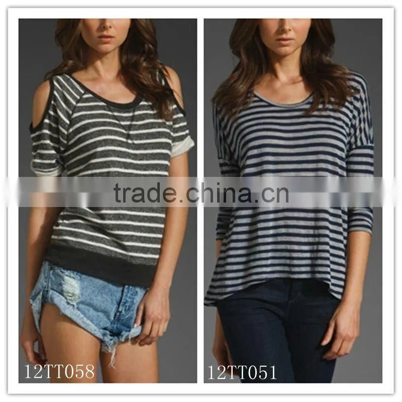 clothing!fashionable!manufacturer!OEM and ODM!12TT029 latex fashion degign nice ladies woman blouse 2012,high quality,best price