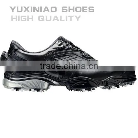 new style fashion men golf shoes sneakers sport for business high quality, adults high top golf shoes with spike made in china