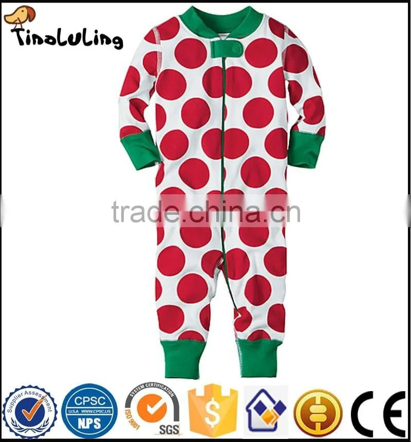 infant new baby rompers children footed striped jumpsuits infant christmas bodysuits