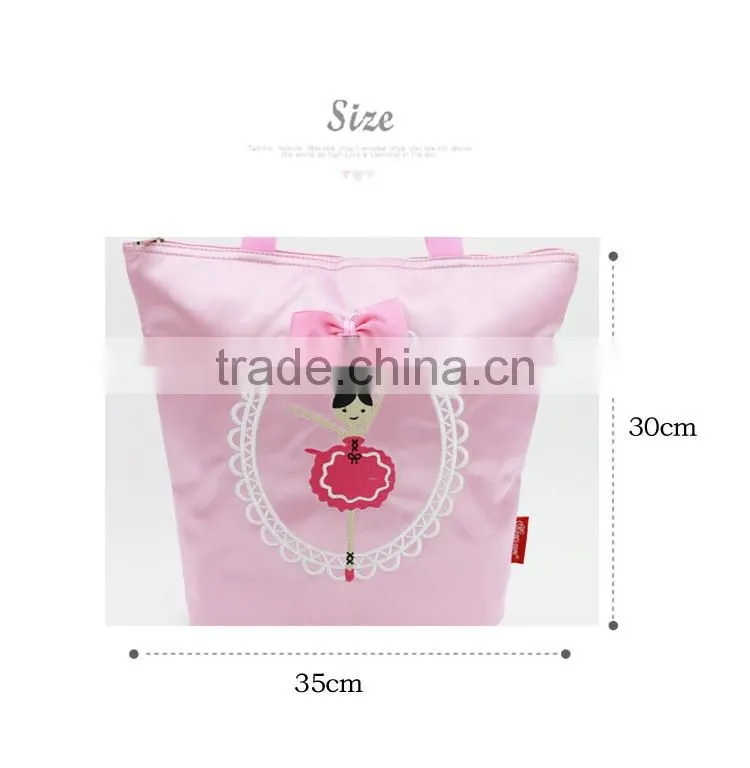 2016 Wholesale High quality Cute New nonwoven bag nonwoven Girls Ballet dance bag