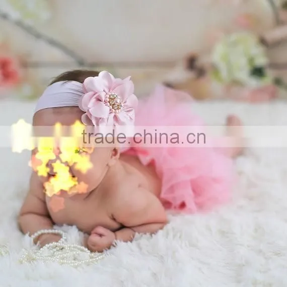 Newborn baby green tutu bloomer tulle ruffles bloomer diaper cover cute baby underwear