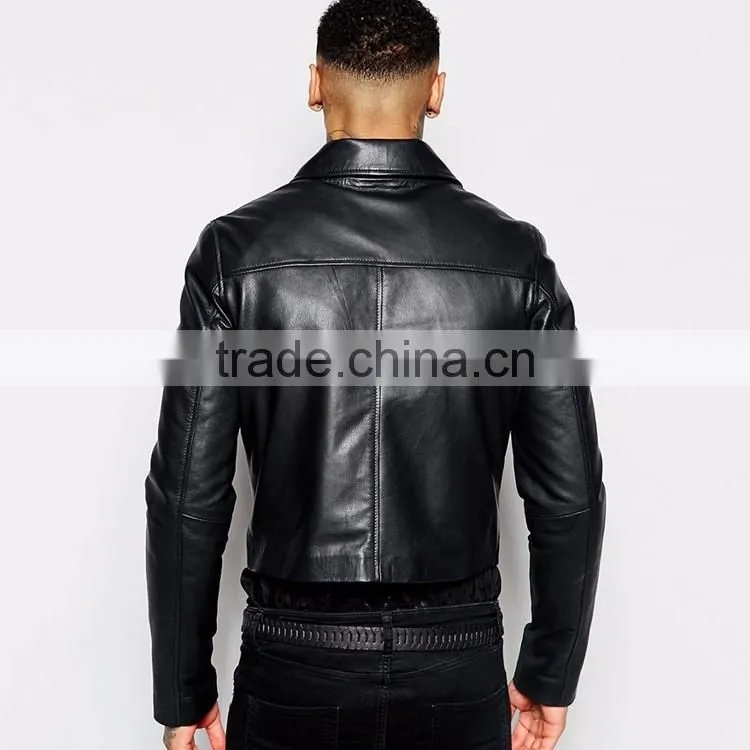 China Alibaba OEM latest design leather jacket