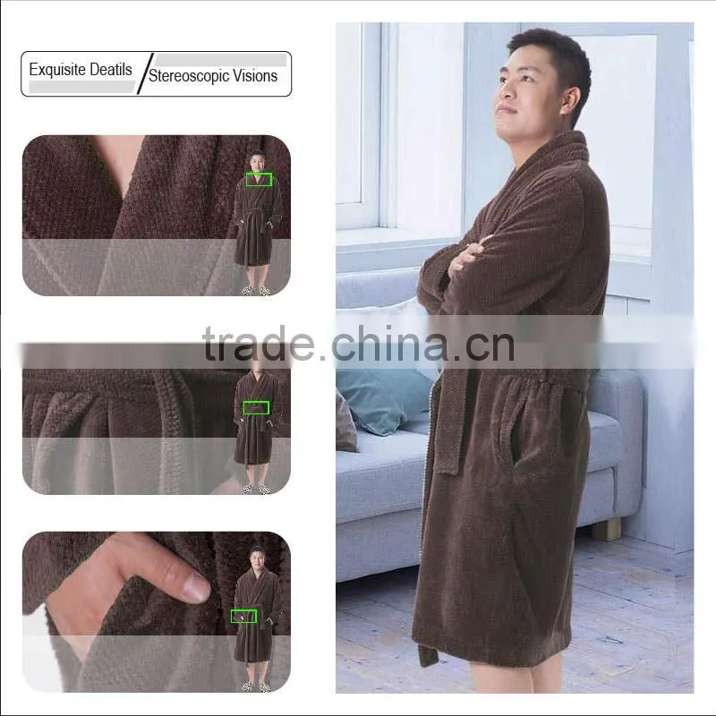 shawl collar wholesale beautiful bath robe mens