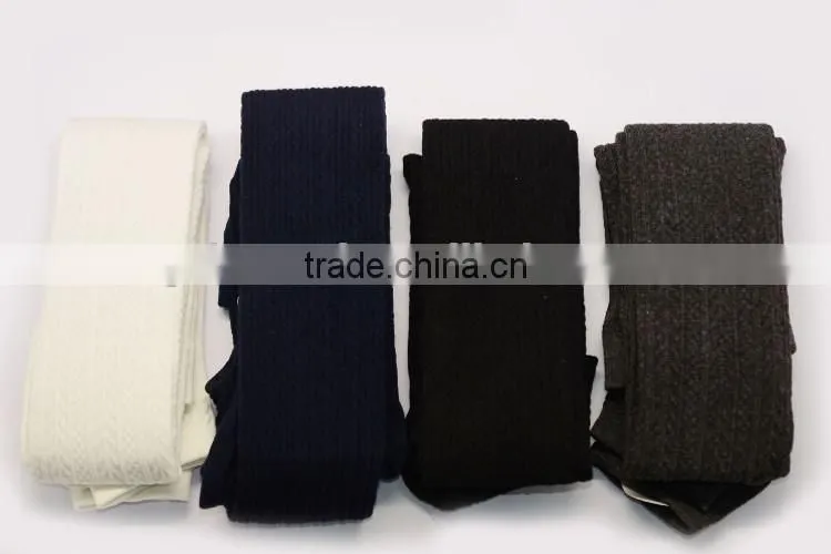 Footless double knit school girls pantyhose