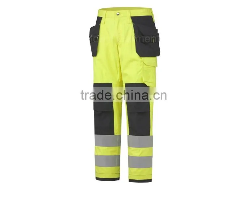 Multi Pockets Industry Work Pants with 3M Reflective tape