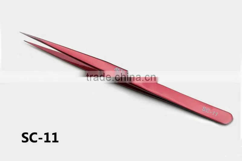 stainless steel tweezer used for hairdressing SC-11