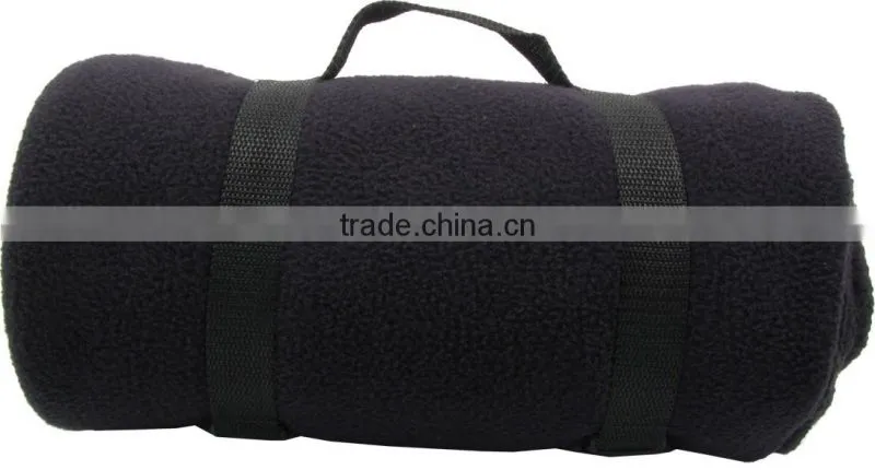 Soft waterproof polar fleece travel blanket fleece blanket