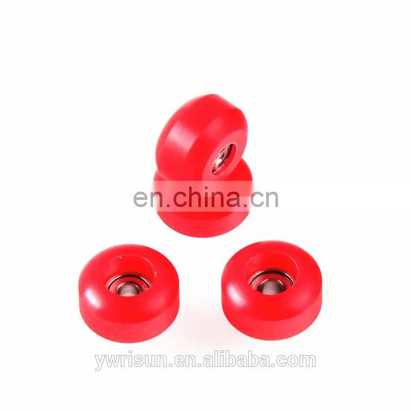 WFSN0004 Wholesale Finger skateboard Blue Wheels Mini Fingerboard Bearing Wheels