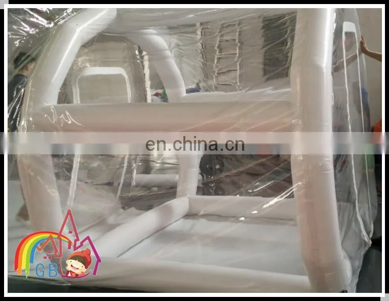 Promotion inflatable transparent tent, inflatable dome tent for outdoor, camping crystal dome from china supplier