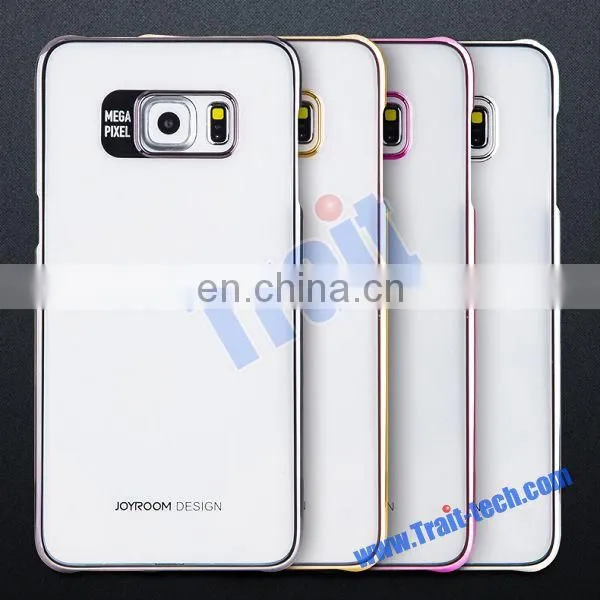 Joyroom Clear Series transparent phone case/ PC Back Case for Samsung Galaxy S6 Edge Plus G928