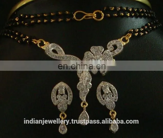 Cubic zircon pendant necklace exporter, wedding pendant necklace manufacturer
