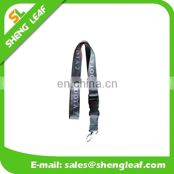 Light color cheap custom woven lanyards