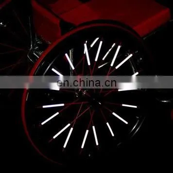 Bicycle reflective spoke