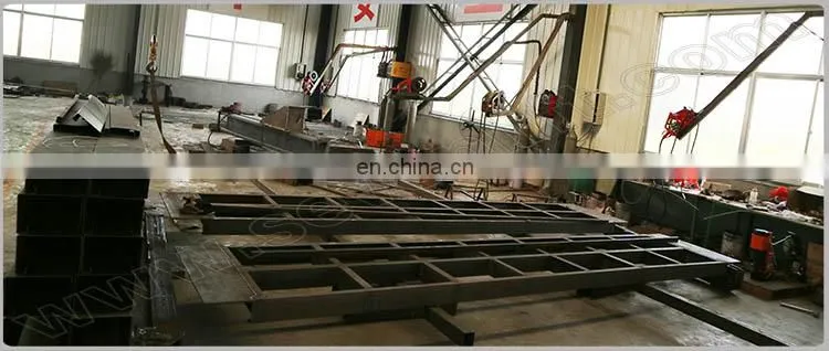 7LYQ Shandong SevenLift hydraulic steel dump container truck unloading piston lifter ramp