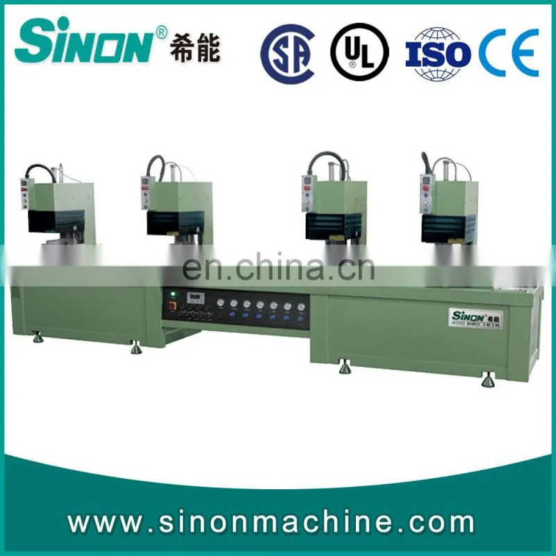 PVC Window Door Fabrication Two Head Water Slot Milling Machine