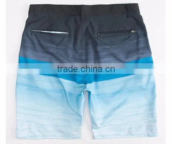 Wholesale Custom Fade Stripe Mens Hybrid Shorts