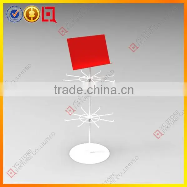 Popular Floor-standing Metal Accessories Display Rack/Stand