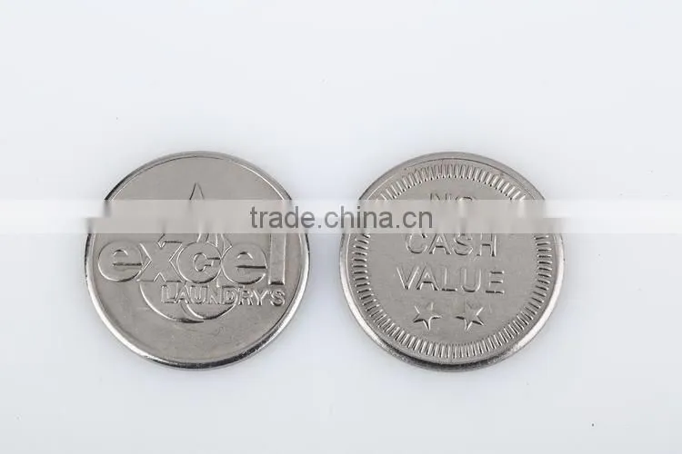 Professional manufacturer Nice looking euro shopping trolley coin token