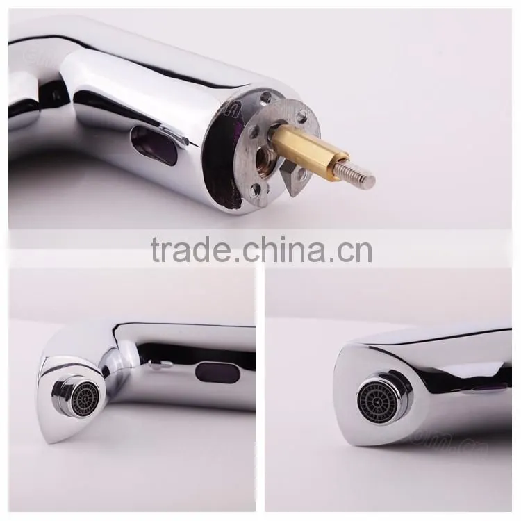 Polished Single Hole Commercial Automatic Shut off Faucet in Saudi Arabia